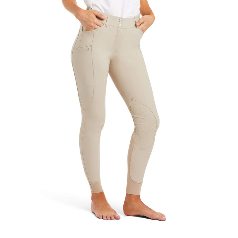 Ariat Hose Damen - Prelude Knee Patch Breech Khaki ( MZULJ-1723 )